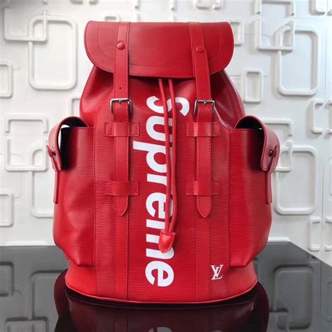 fake louis vuitton supreme christopher backpack|louis vuitton prism backpack.